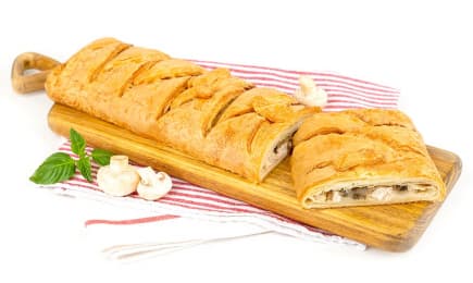 Пирог с курицей и грибами